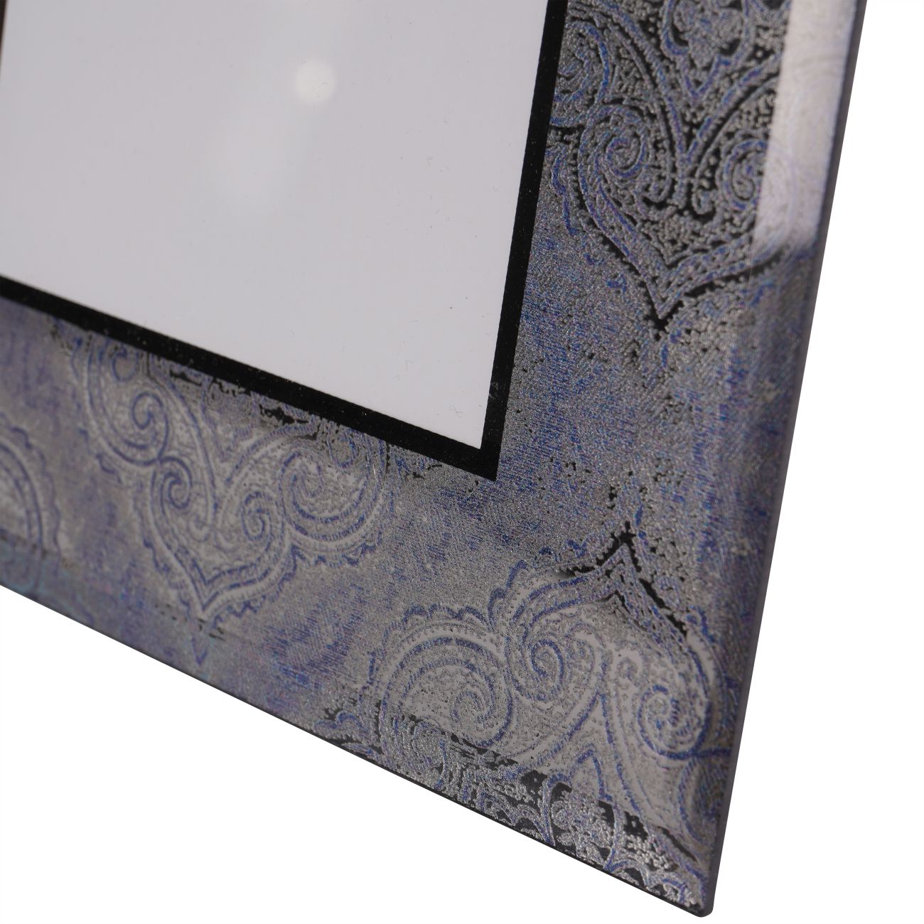 Mandala Pattern Smoked Mirror Photo Frame 6x4
